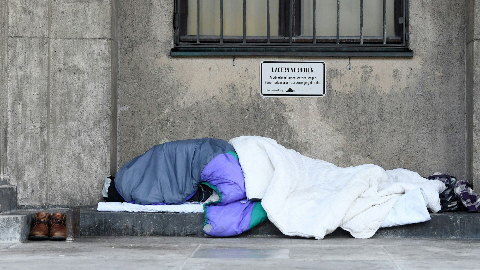 Obdachloser-Symbolbild
Foto: dpa/Tobias Hase