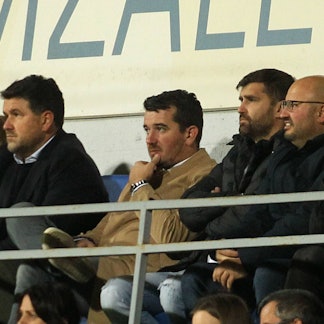 Igor Barisic (l.) bei einem Spiel von Olimpija Ljubljana in Domzale