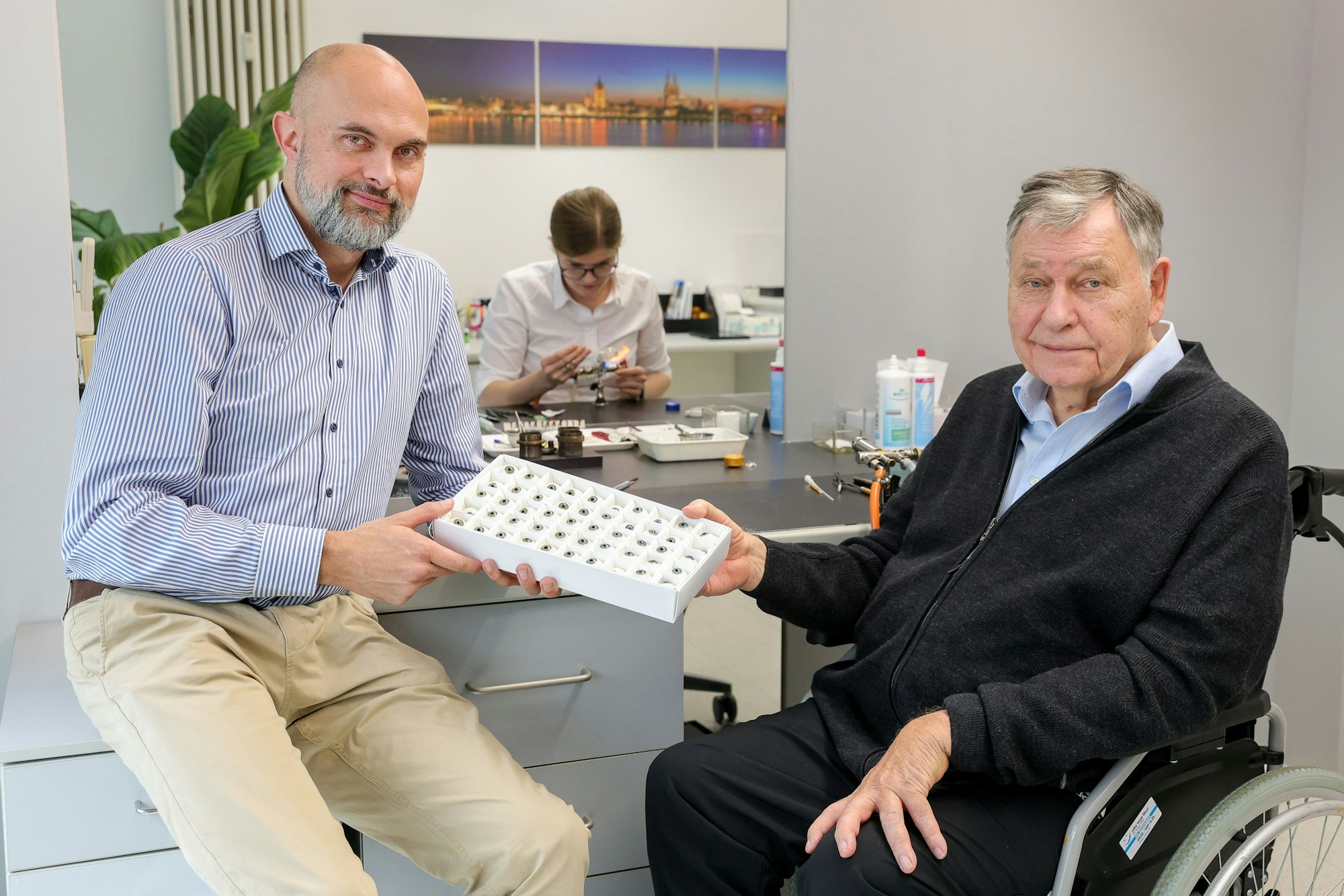 Wolfgang Trester und sein Sohn Marc