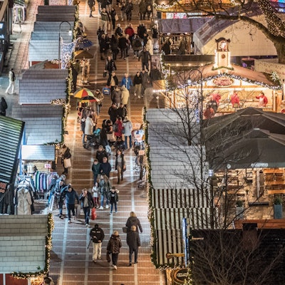 Der Weihnachtsmarkt in Leverkusen Wiesdorf
