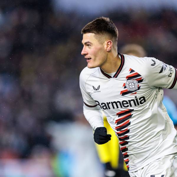Patrik Schick jubelt nach seinem Tor zum 2:0 bei BK Häcken in Göteborg.