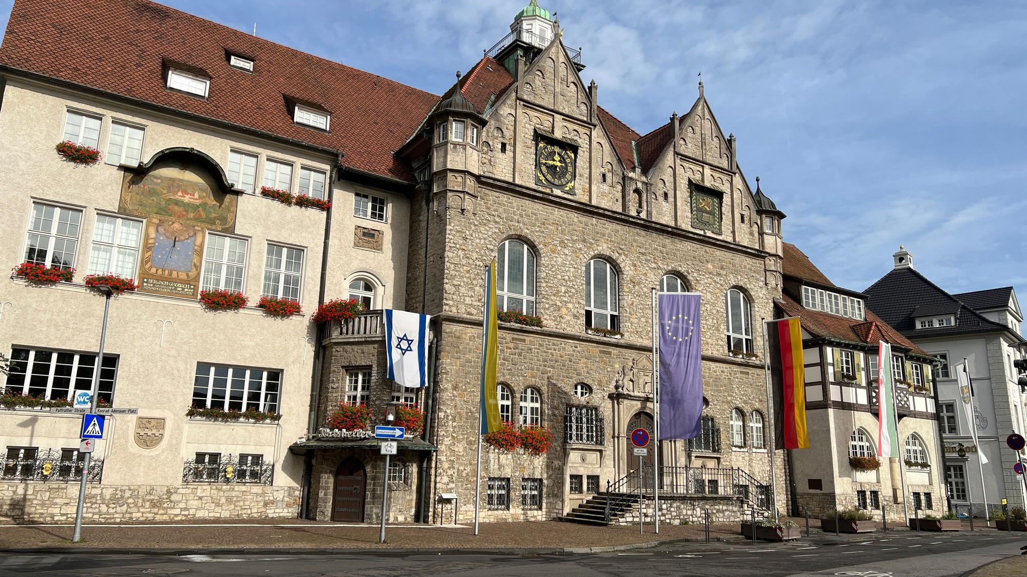 Das Rathaus von Bergisch Gladbach