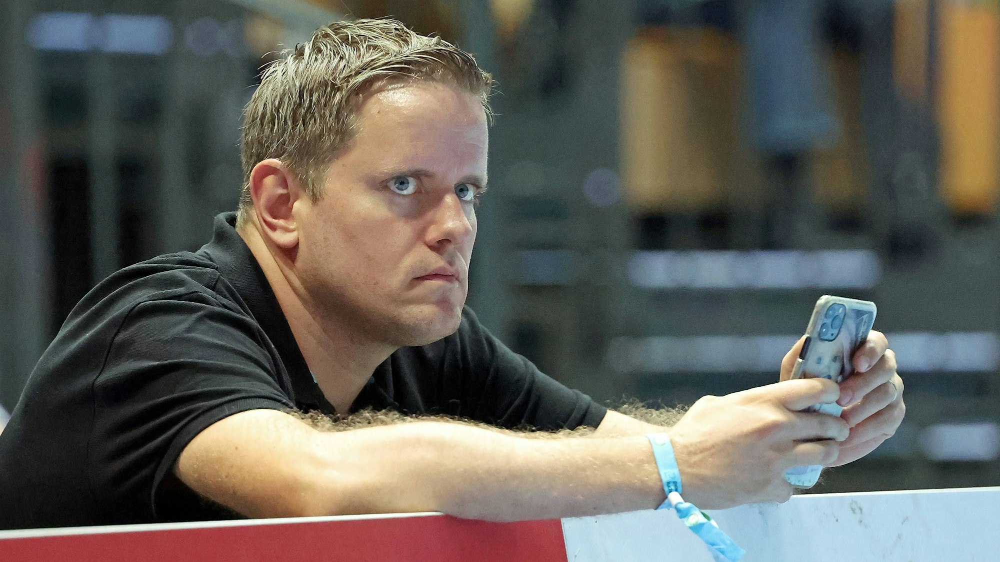 25.08.2023, xovx, Handball Liqui-Moly Handball Bundesliga, HSG Wetzlar - SC Magdeburg Christopher Monz Geschäftsführer TSV Bayer 04 Leverkusen, Handball Frauen Bundesliga Wetzlar Buderus-Arena Hessen Deutschland DE *** 25 08 2023, xovx, handball Liqui Moly Handball Bundesliga, HSG Wetzlar SC Magdeburg Christopher Monz Managing Director TSV Bayer 04 Leverkusen, Handball Frauen Bundesliga Wetzlar Buderus Arena Hessen Germany DE