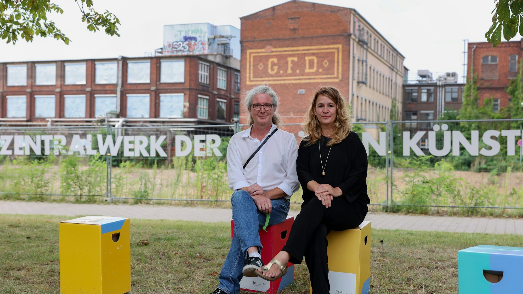 Marc Leßle und Anja Kolacek von Raum 13.