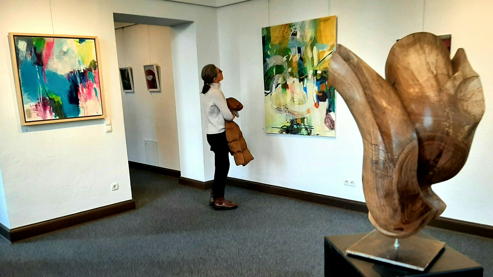 Jahresausstellung Leichlinger Künstlerinnen und Künstler 2023 im Bürgerhaus Am Hammer in Leichlingen.