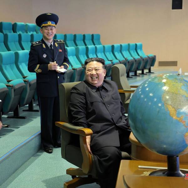 Unabhängige Journalisten hatten keinen Zugang zu der Veranstaltung, die auf diesem von der nordkoreanischen Regierung veröffentlichten Bild zu sehen ist. Der Inhalt dieses Bildes ist so, wie er bereitgestellt wurde, und kann nicht unabhängig überprüft werden.