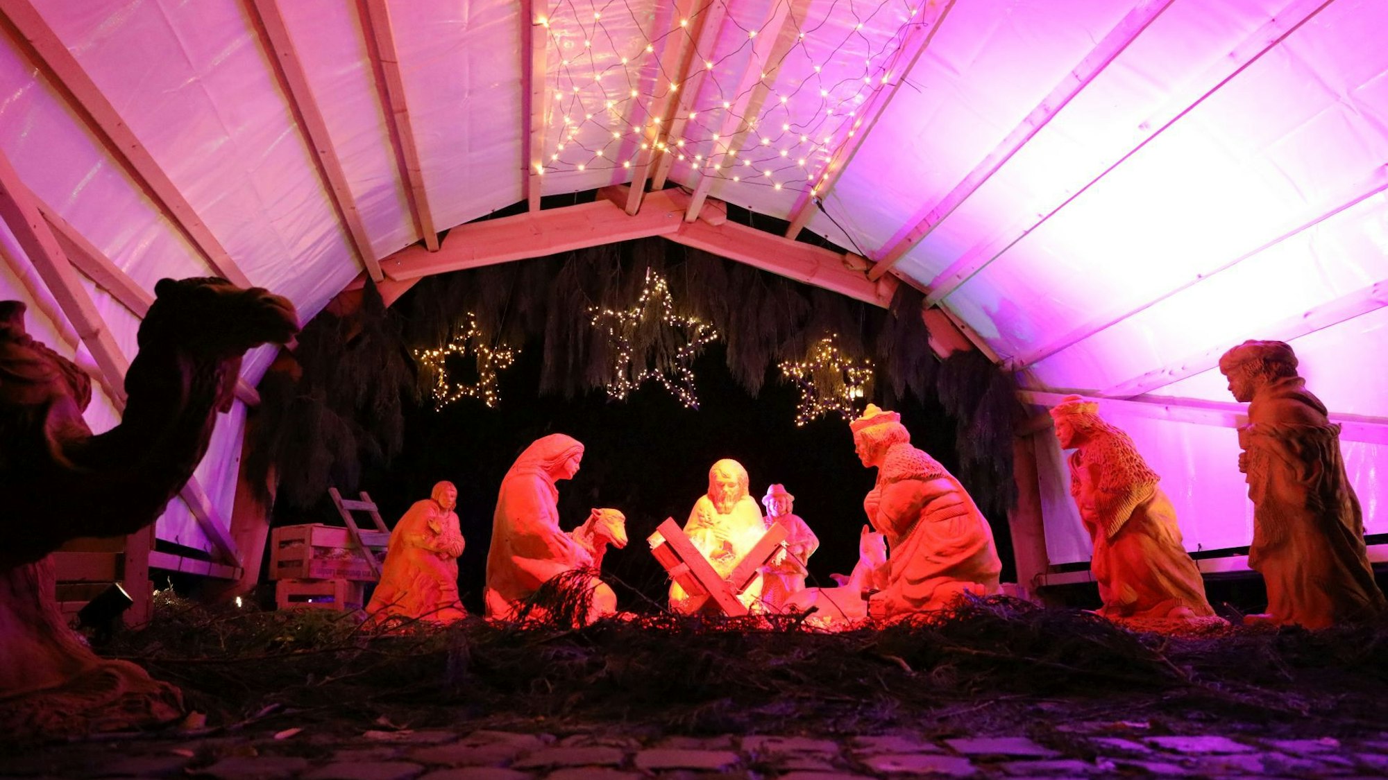 Adventszeit auf Schloss Drachenburg in Königswinter.