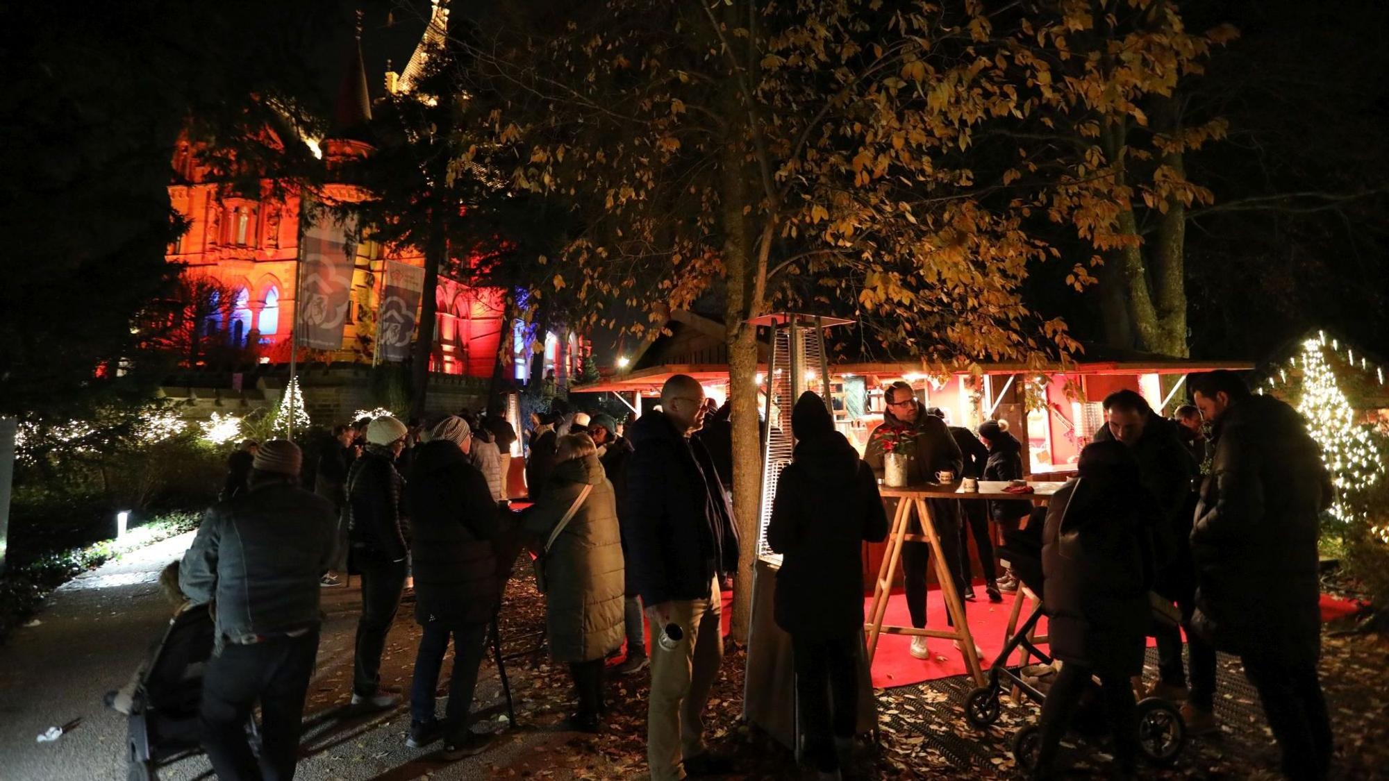 Adventszeit auf Schloss Drachenburg in Königswinter.