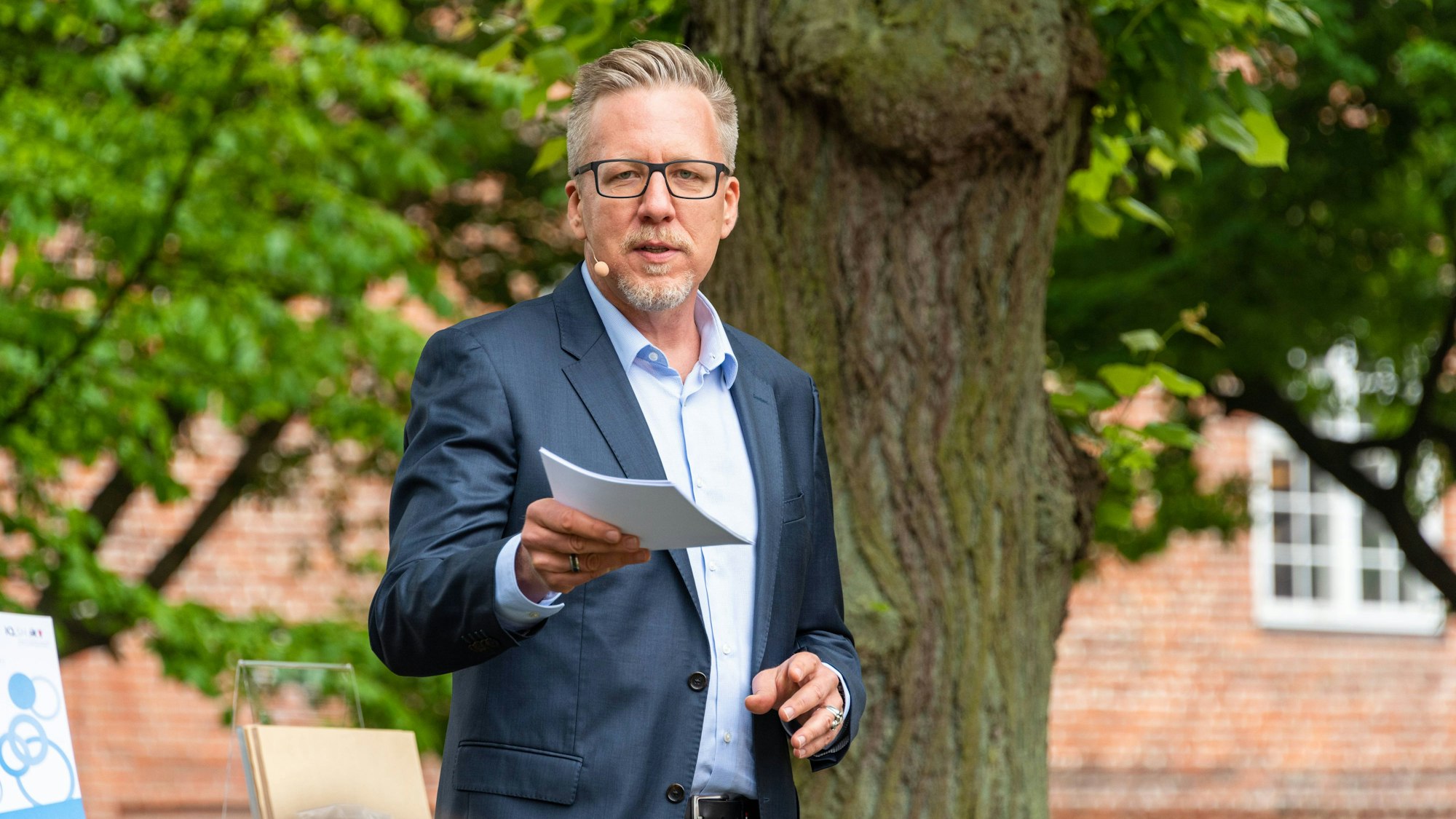 Jan Malte Andresen auf einer Veranstaltung.