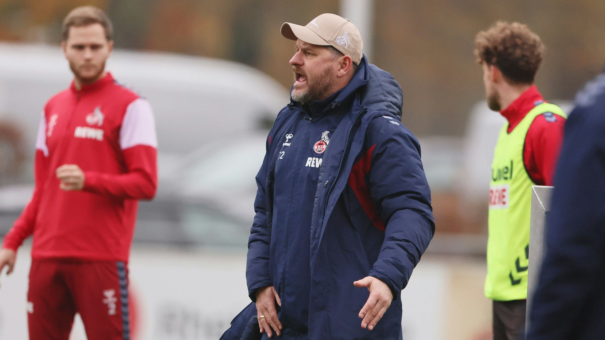 1. FC Köln, Training, Steffen Baumgart (1. FC Köln), 21.11.2023, Bild: Herbert Bucco