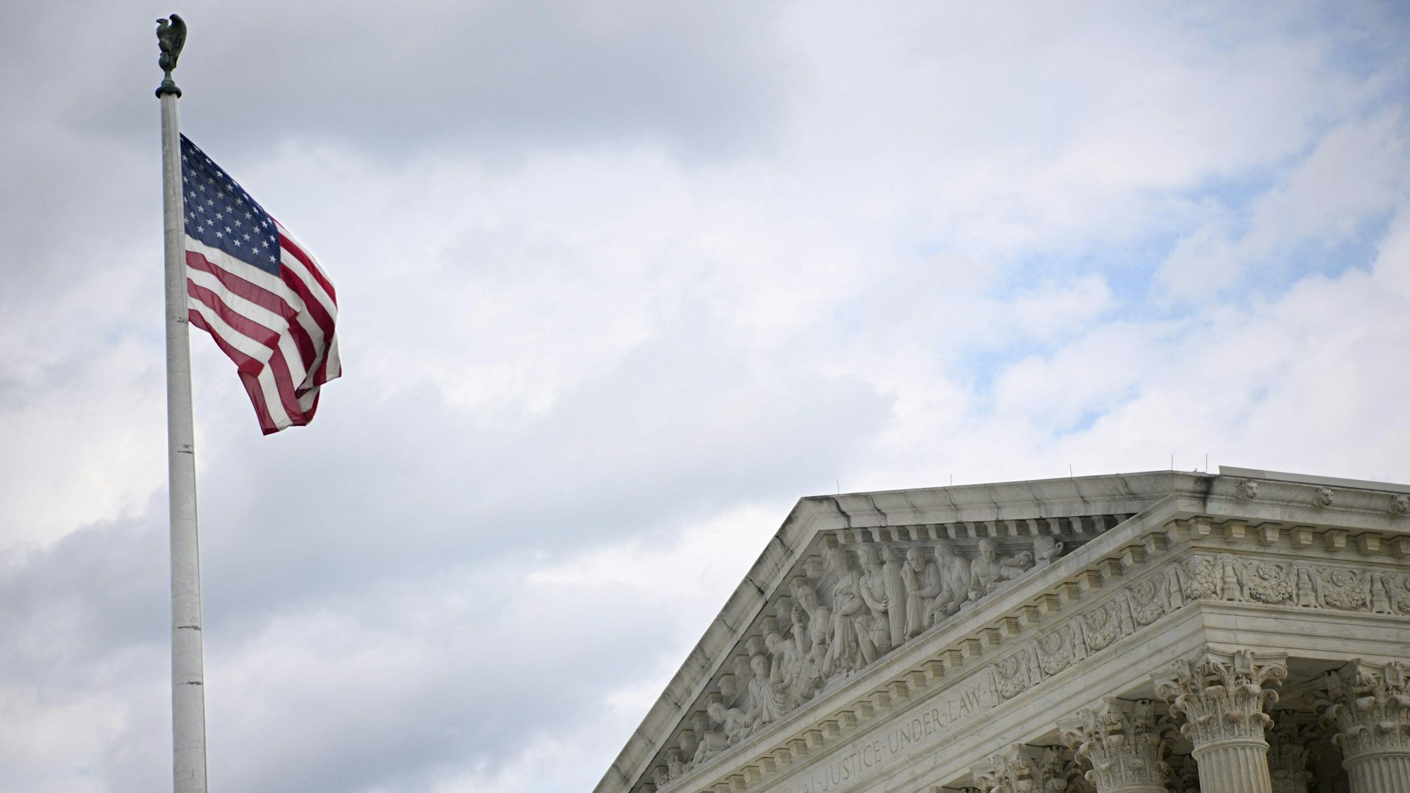 (FILES) The US Supreme Court is seen in Washington, DC, on October 9, 2023. The US Supreme Court appeared divided on December 4, 2023 as it heard a challenge to Purdue Pharma's $6 billion opioids settlement immunizing the Sackler family that controlled the drugmaker from future litigation. (Photo by Mandel NGAN / AFP)