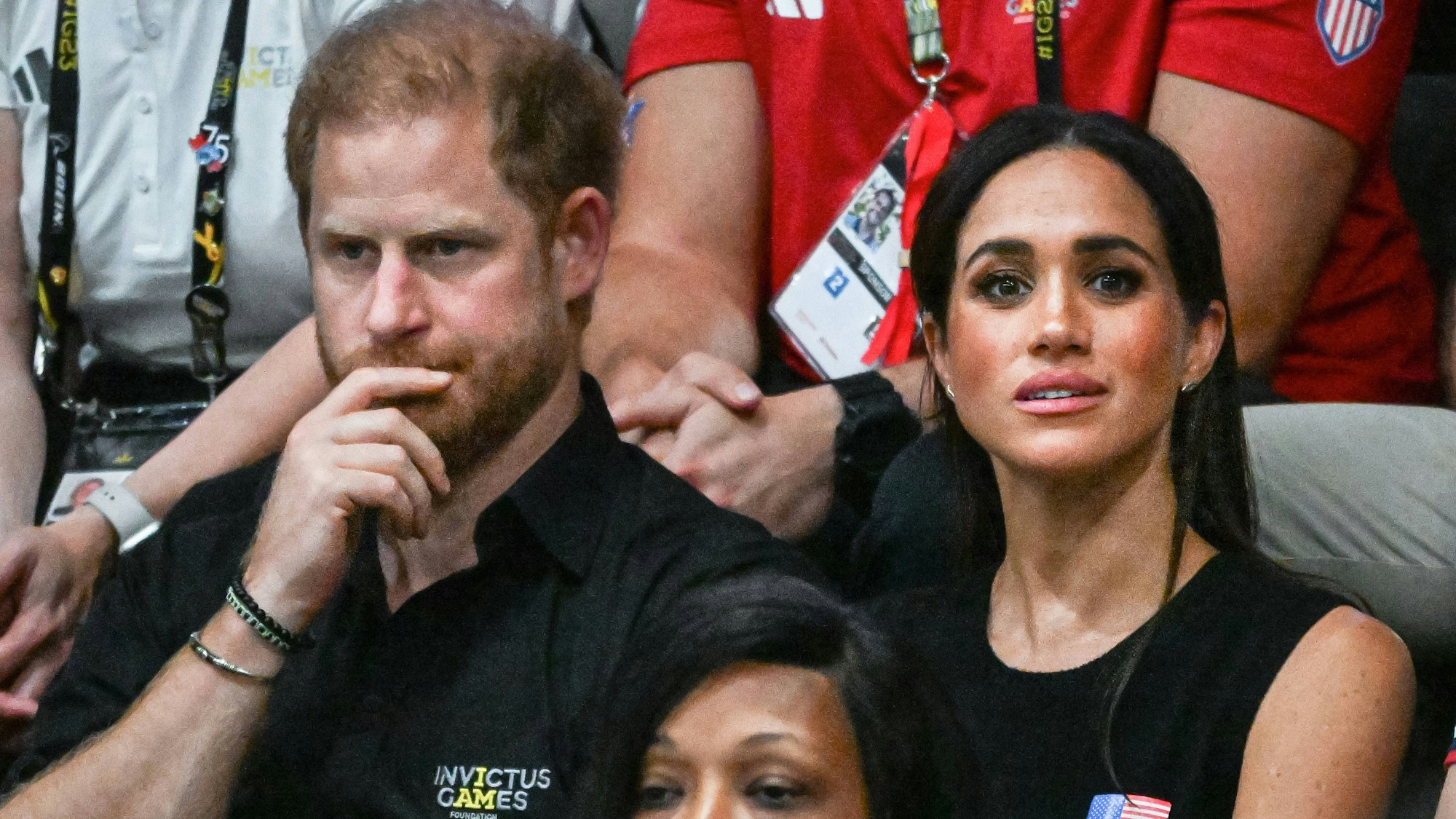Prinz Harry und Meghan Markle bei den Invictus Games 2023 in Düsseldorf.