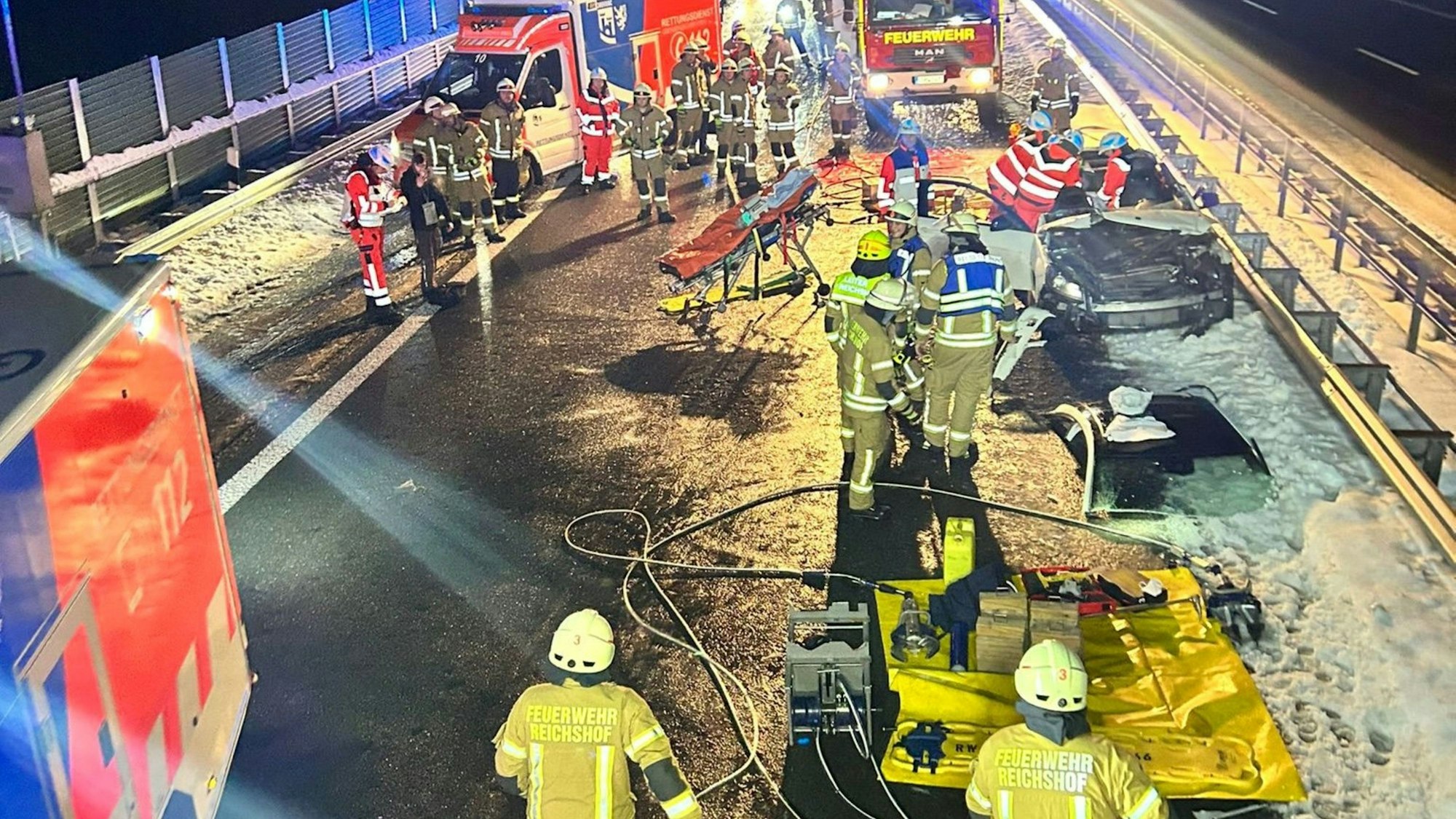 Foto einer Unfallstelle