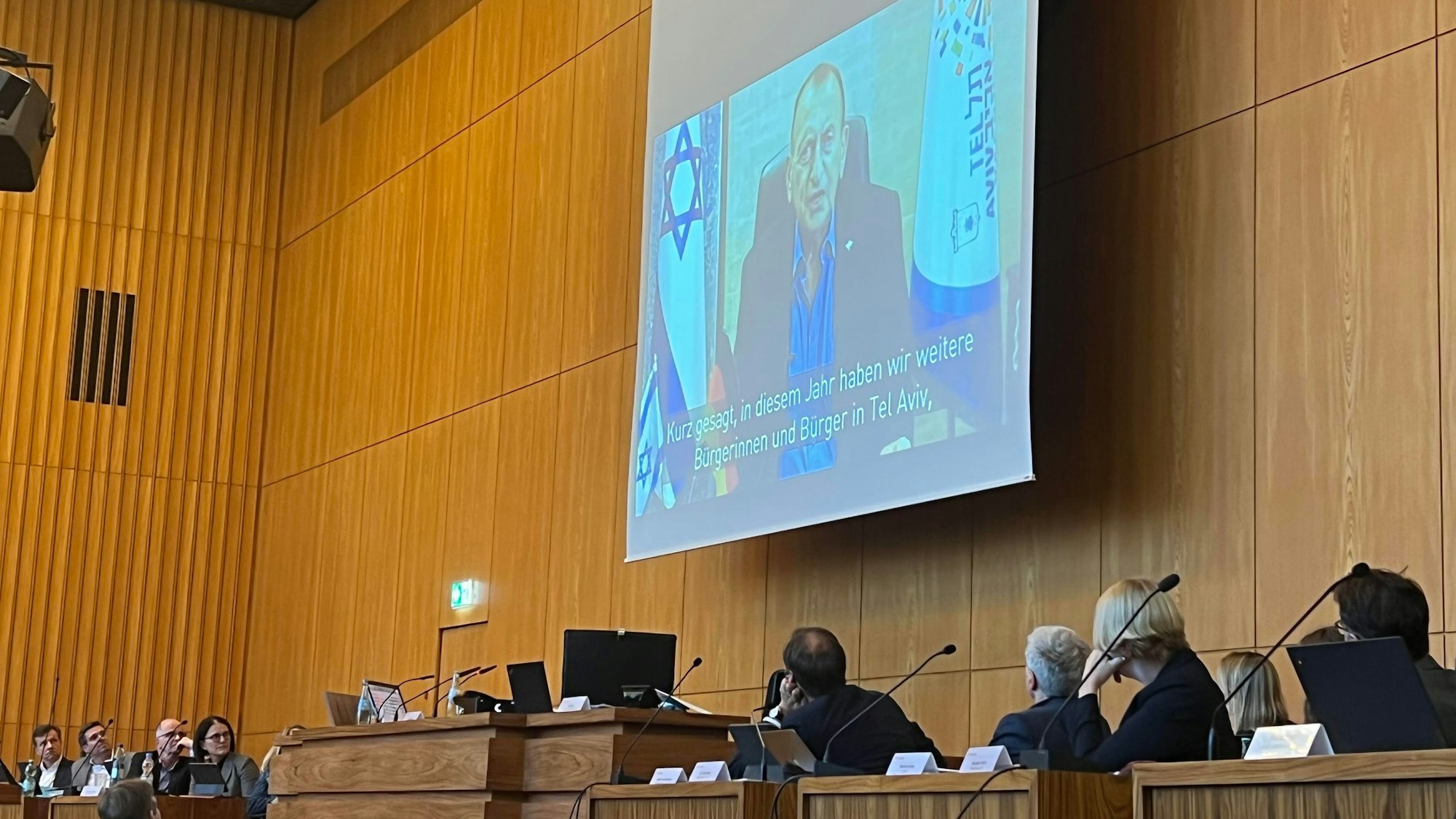 Ron Huldai, Bürgermeister von Tel Aviv, sendete eine Botschaft an den Kölner Stadtrat.