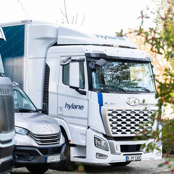 Laut Unternehmensangaben besitzt Hylane die größte Wasserstoff-Lkw-Flotte in der EU.