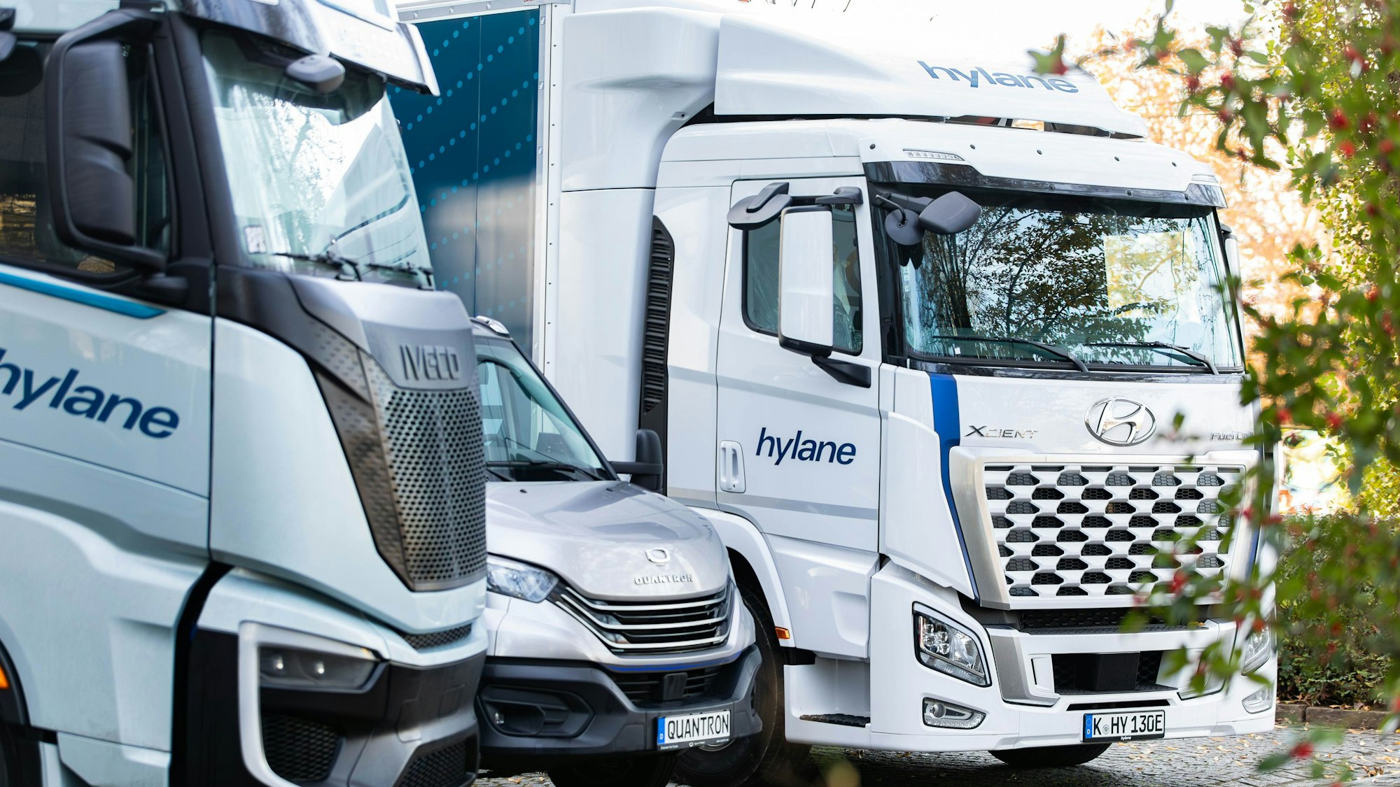 Laut Unternehmensangaben besitzt Hylane die größte Wasserstoff-Lkw-Flotte in der EU.