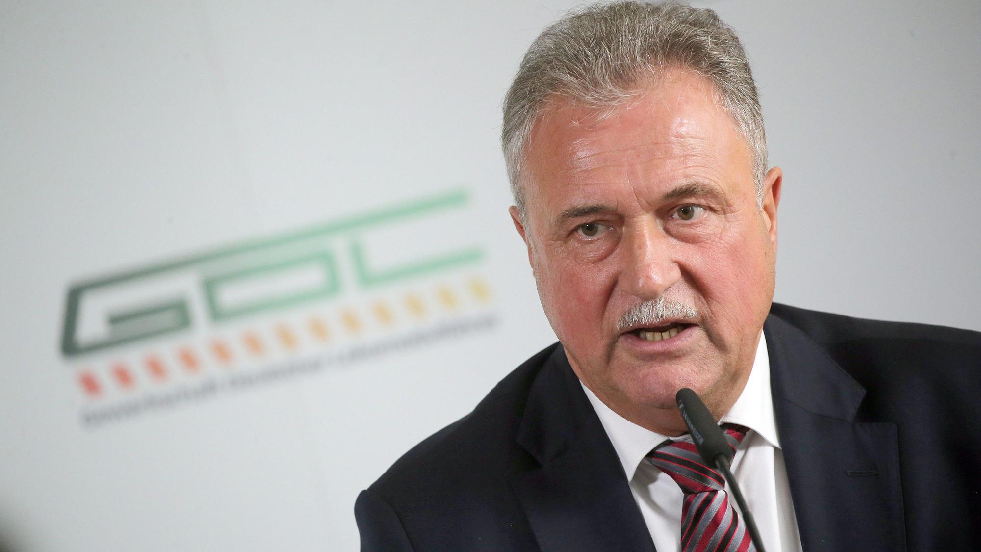 Claus Weselsky, Vorsitzender der Gewerkschaft Deutscher Lokomotivführer (GDL)