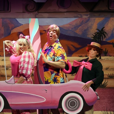 Barbie-Szene aus der Stunksitzung 2024.