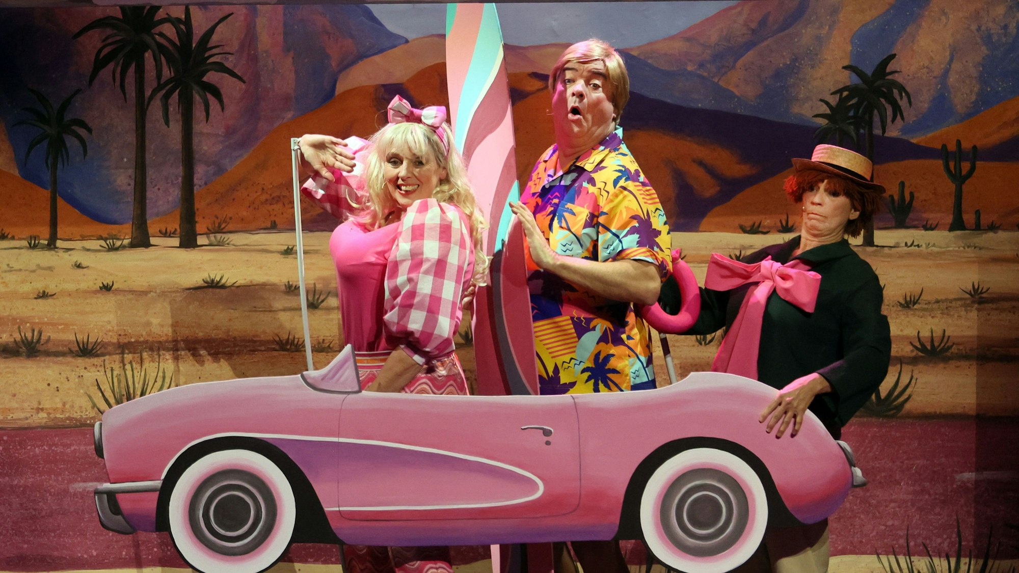 Barbie-Szene aus der Stunksitzung 2024.