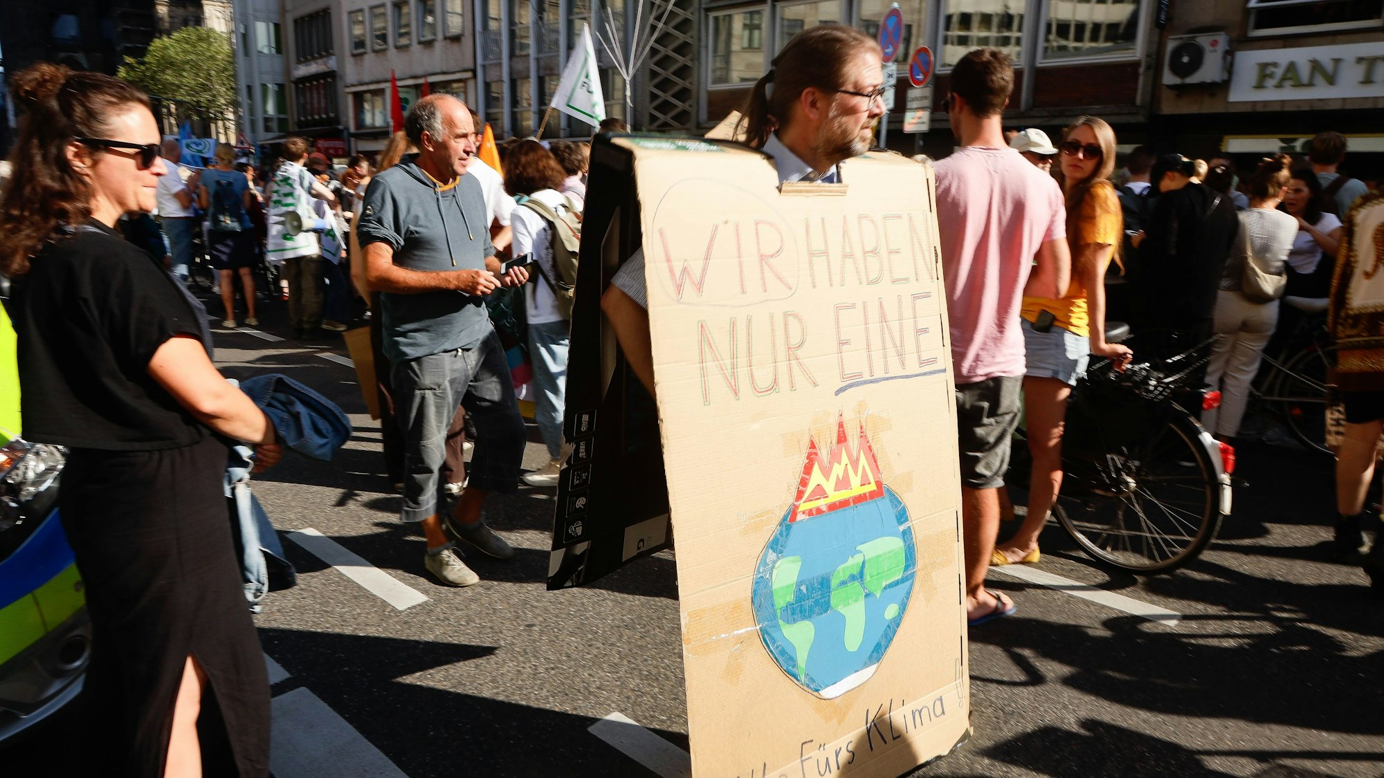 Eine „Fridays for Future“-Demonstration in Köln