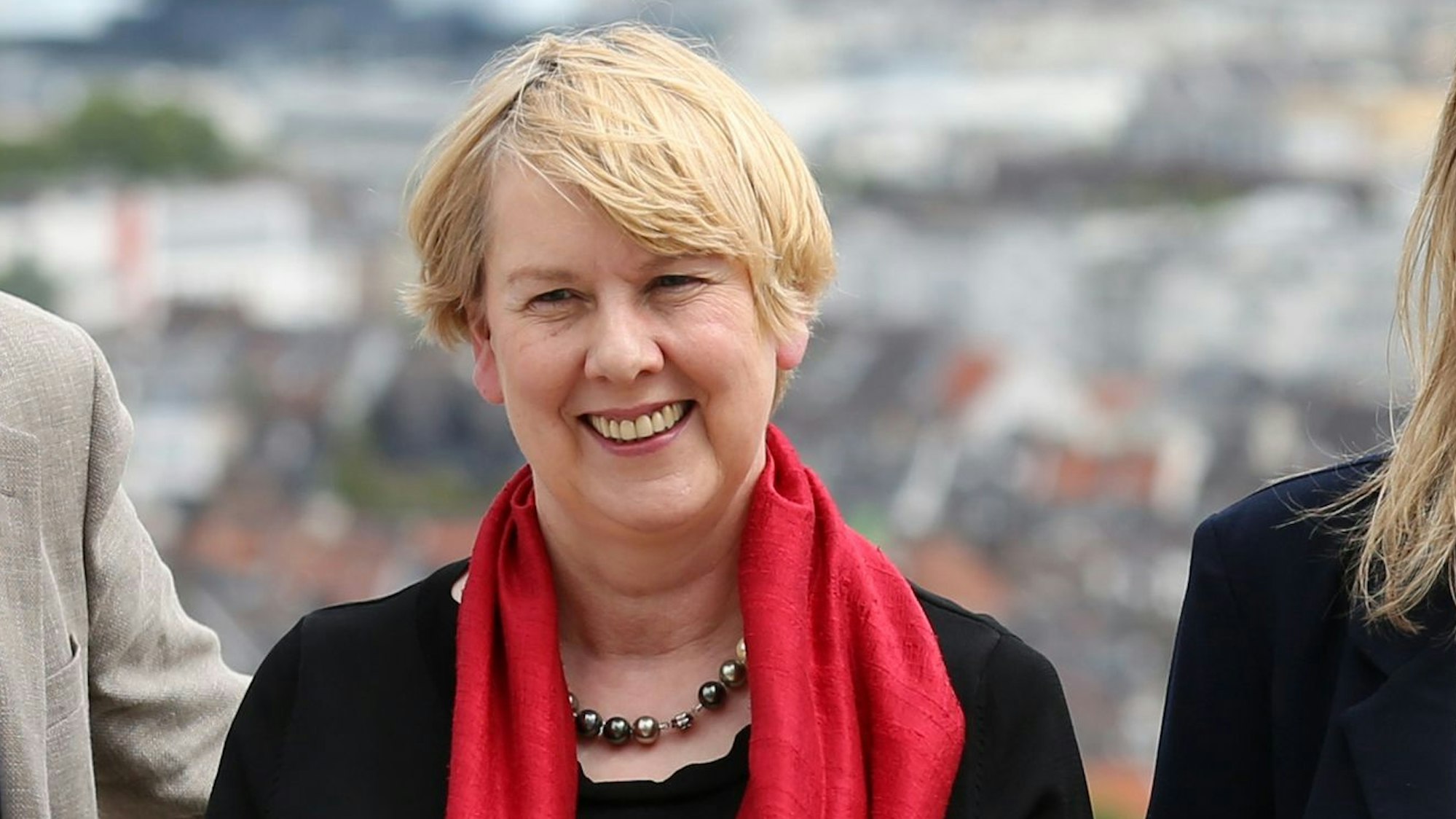 Katja Hoyer bei der Vorstellung einer FDP-Wahlkampagne im Jahr 2020.