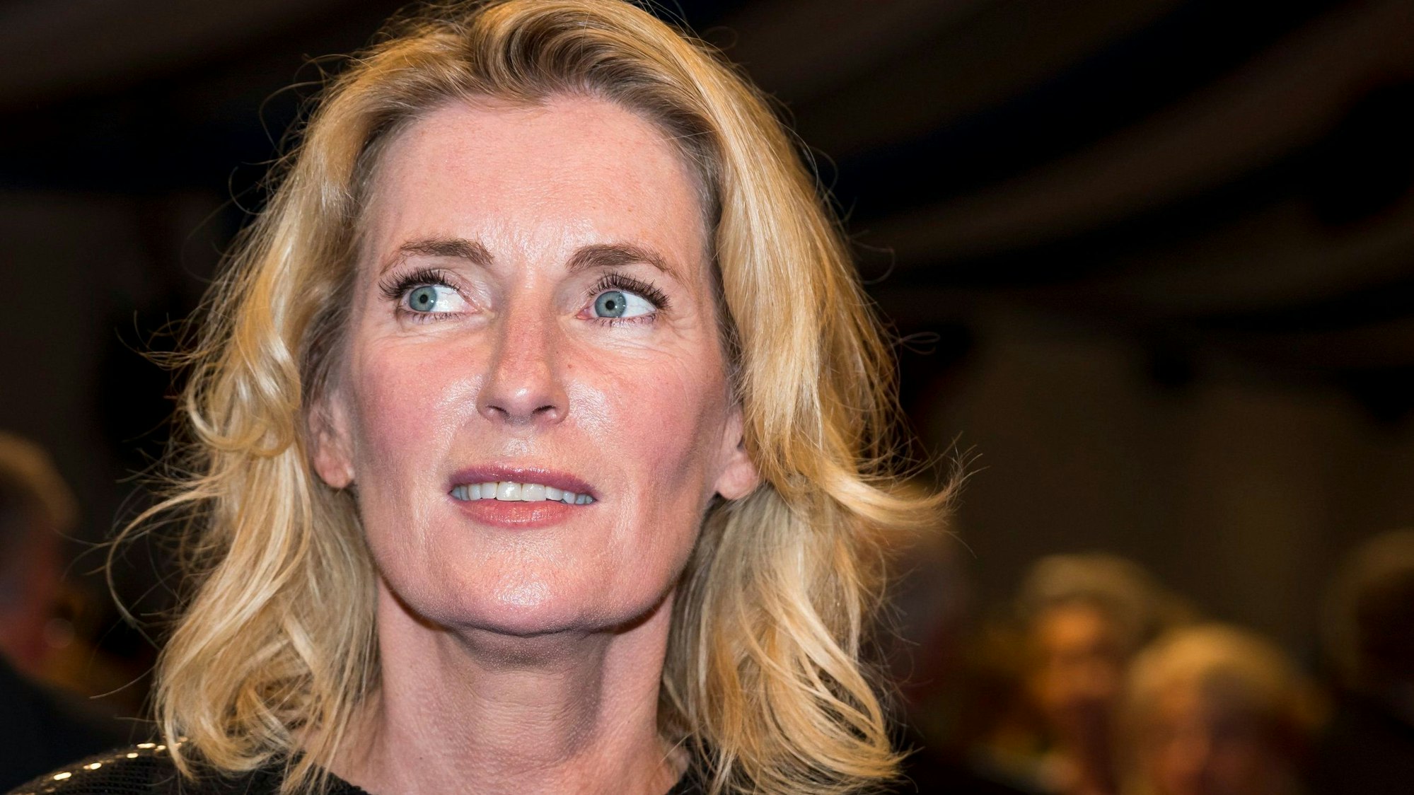 ARCHIV - 25.07.2023, Bayern, Bayreuth: Maria Furtwängler, Schauspielerin, während des Staatsempfangs von Ministerpräsident Söder und seiner Frau anlässlich der Eröffnung der Richard-Wagner-Festspiele.