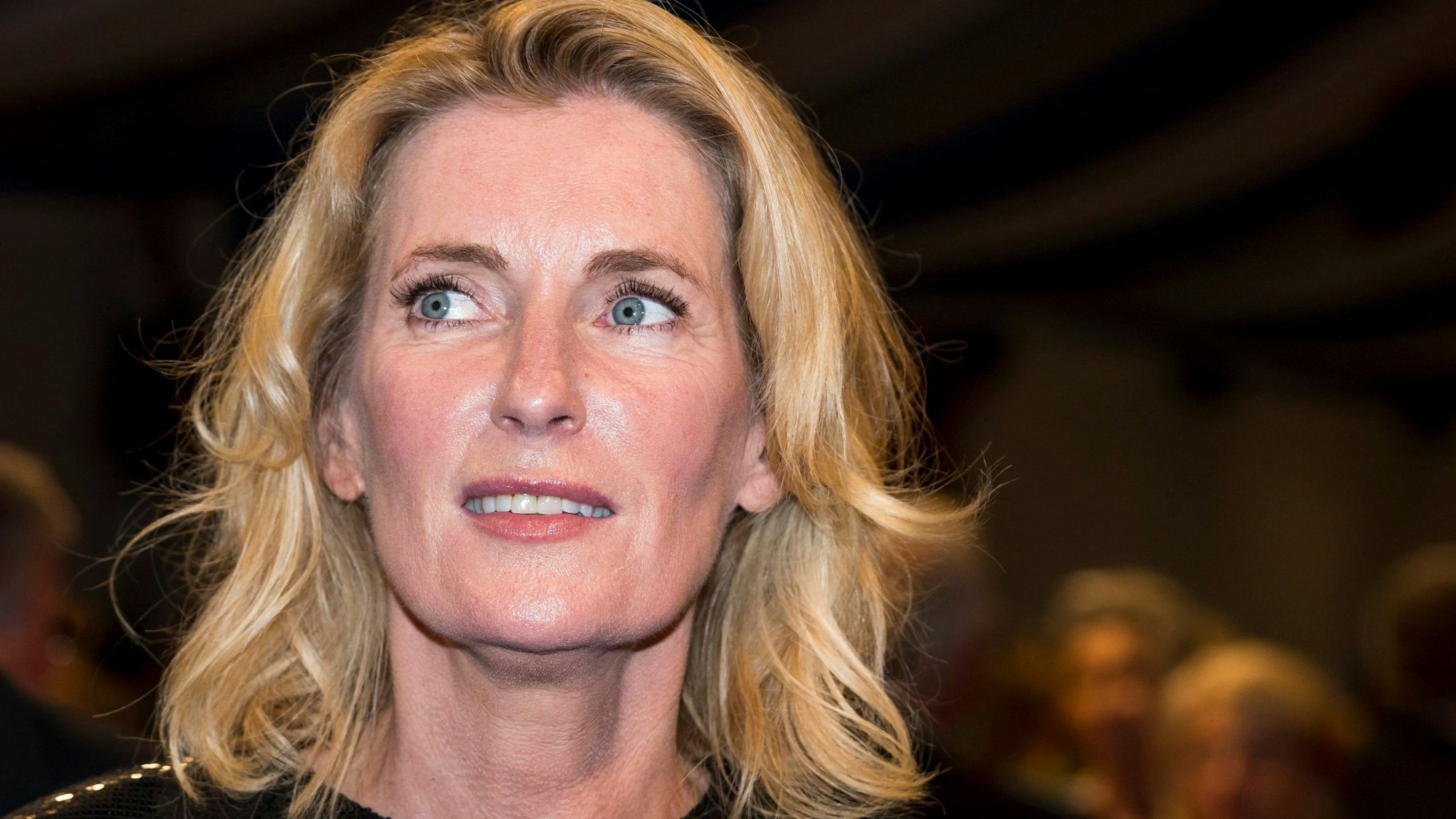 Maria Furtwängler während des Staatsempfangs von Ministerpräsident Söder und seiner Frau anlässlich der Eröffnung der Richard-Wagner-Festspiele.