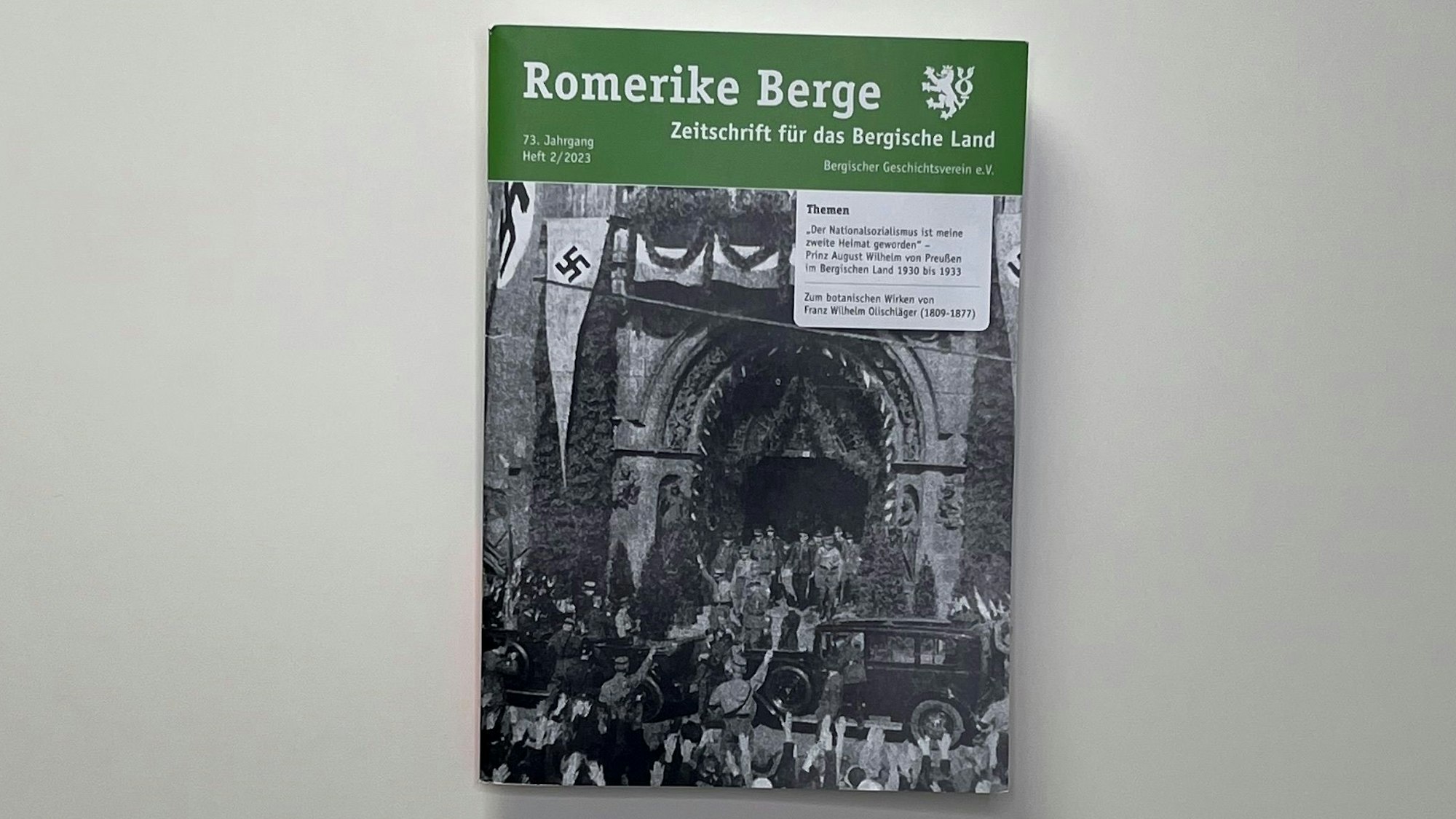 Titelbild der Zeitschrift Romerike Berge, Ausgabe 2/2023.