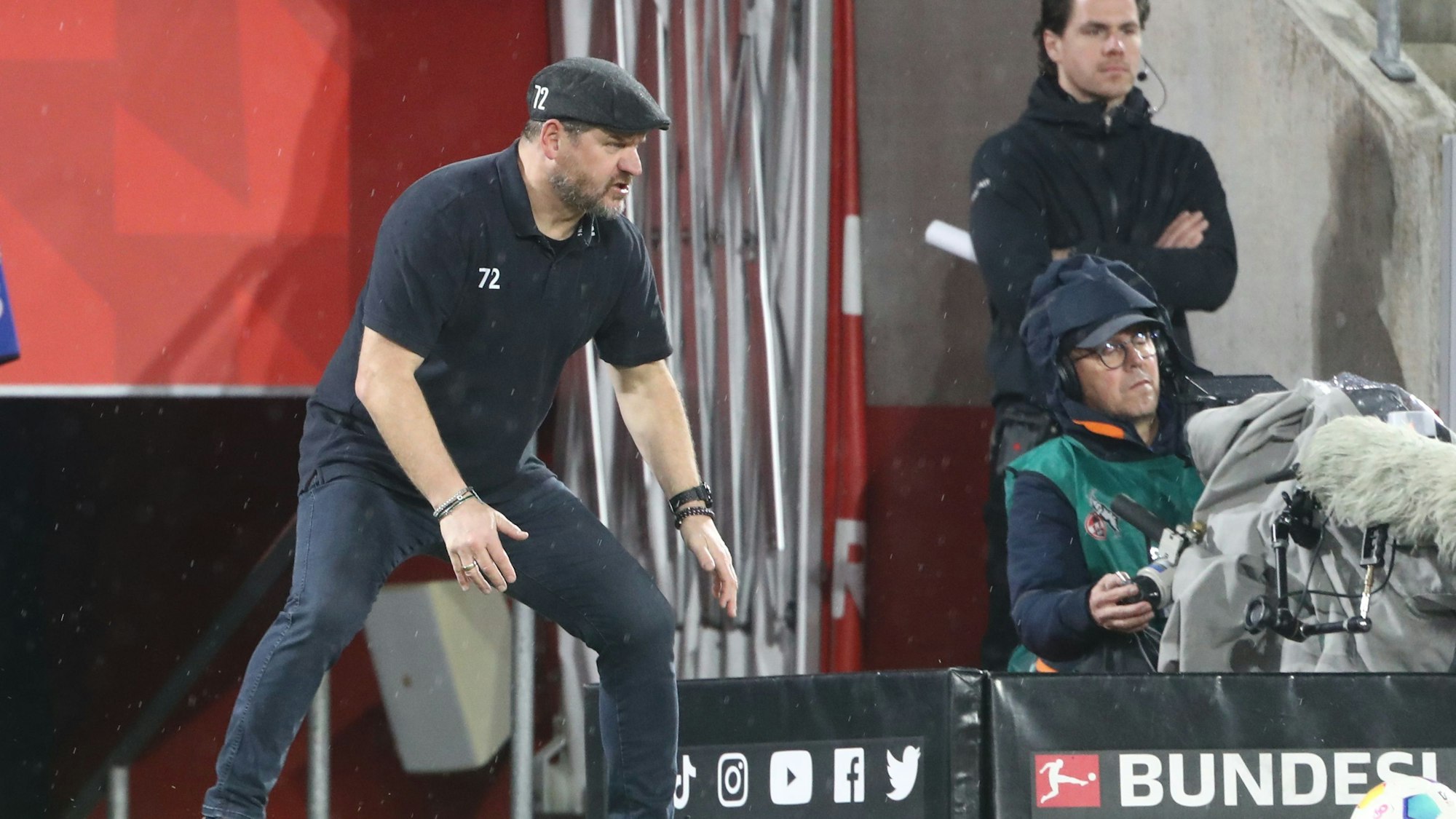 Steffen Baumgart an der Seitenlinie gegen Mainz.