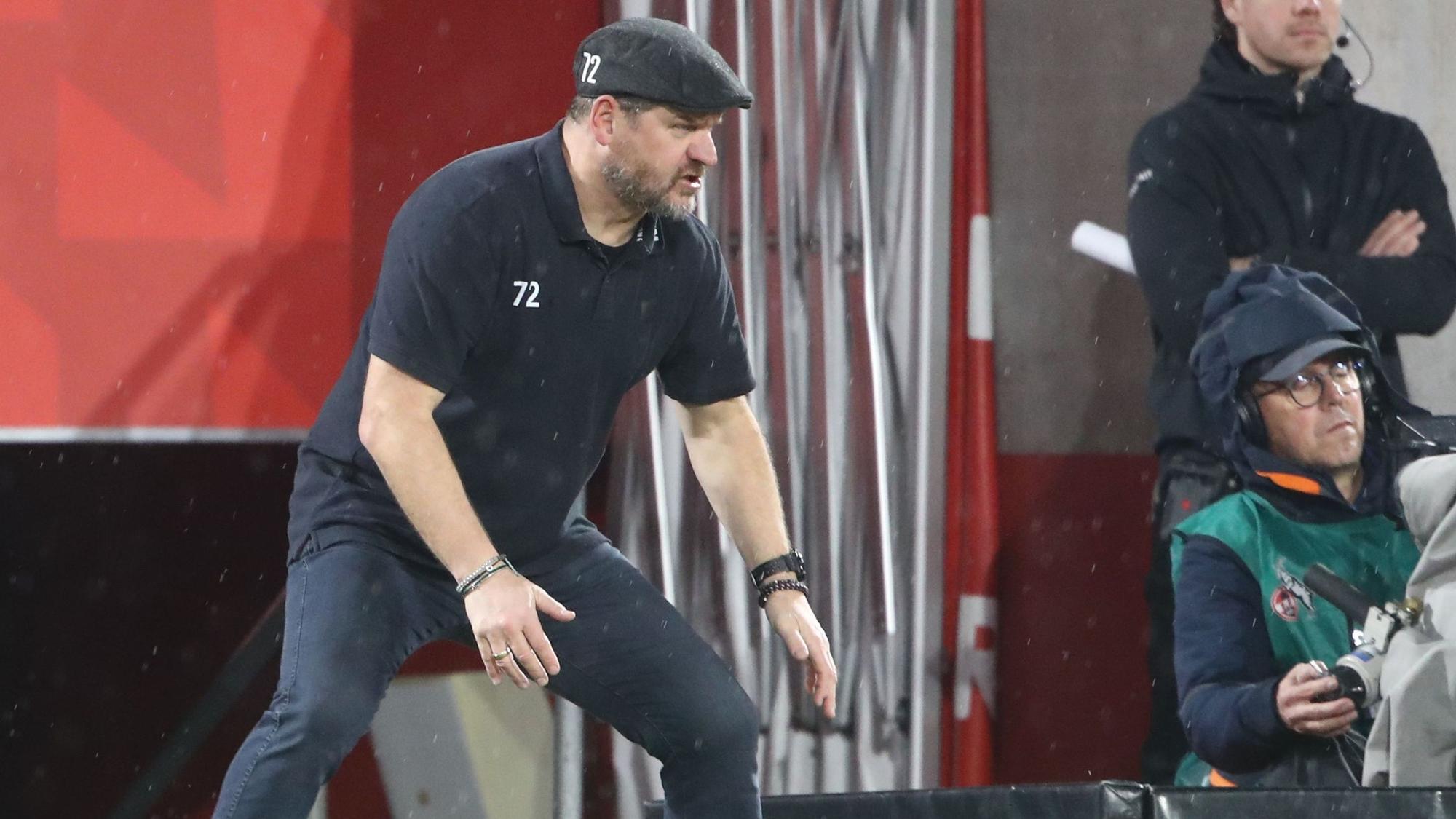 Steffen Baumgart zeigte auch gegen Mainz vollen Einsatz; auch seine Mannschaft präsentiert sich weiterhin willig.