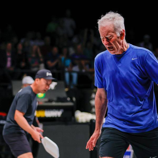 John McEnroe zeigt auch noch heute Emotionen auf dem Platz.