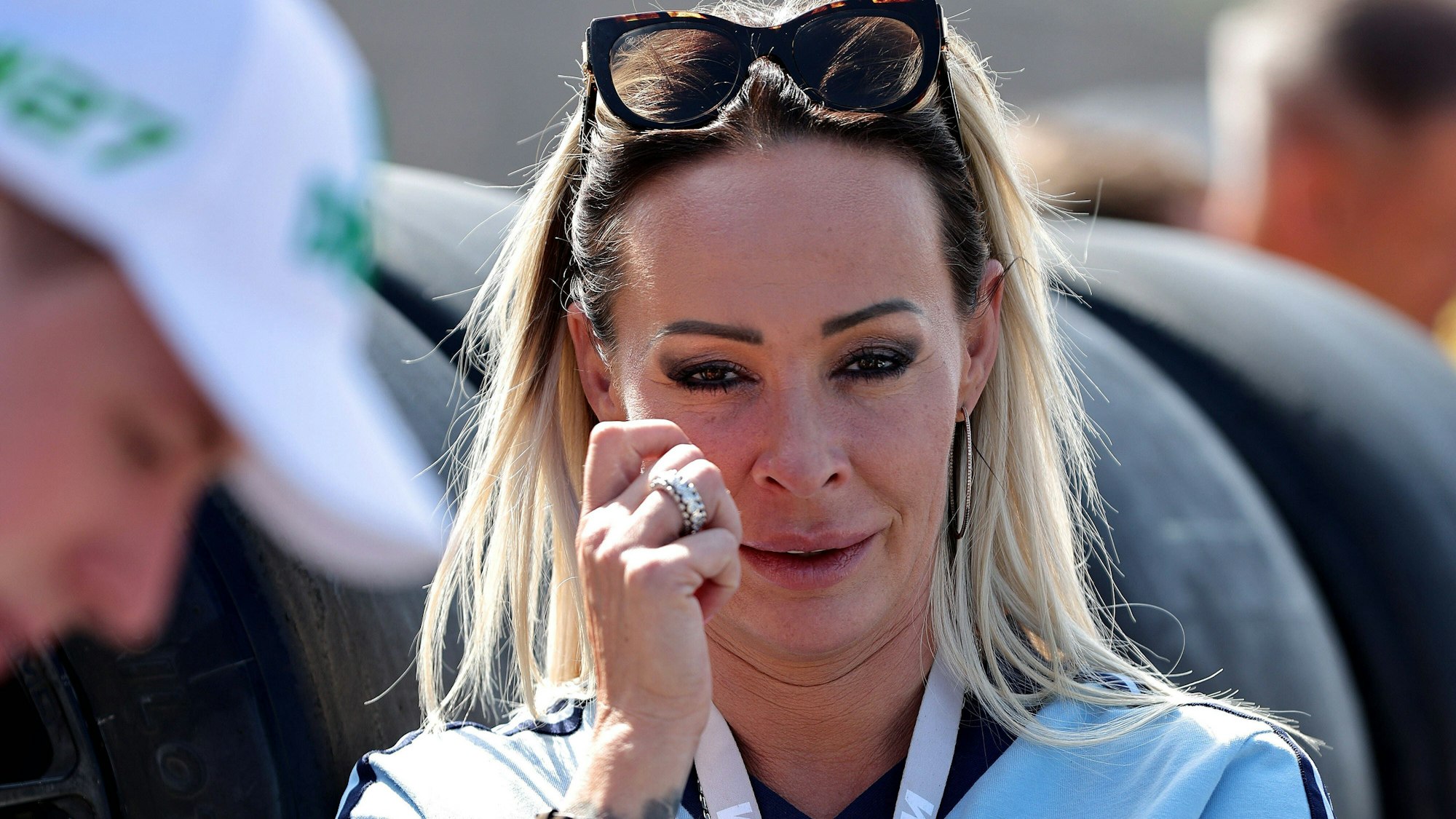 Cora Schumacher beim DTM-Lauf auf dem Nürburgring.