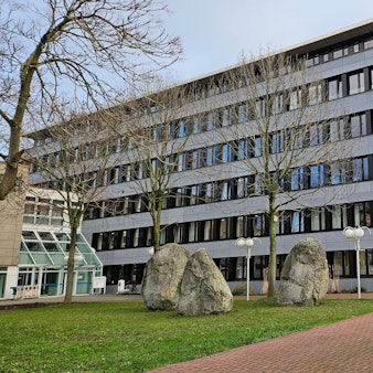 Das Rathaus in Bergheim.