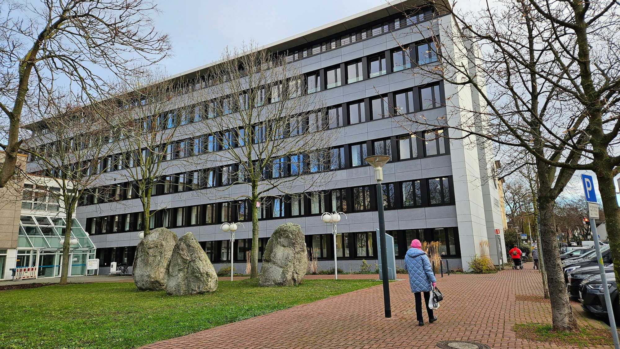 Das Foto zeigt das Rathaus in Bergheim.