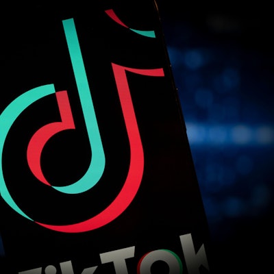 Das Logo der Social-Media-Platform TikTok