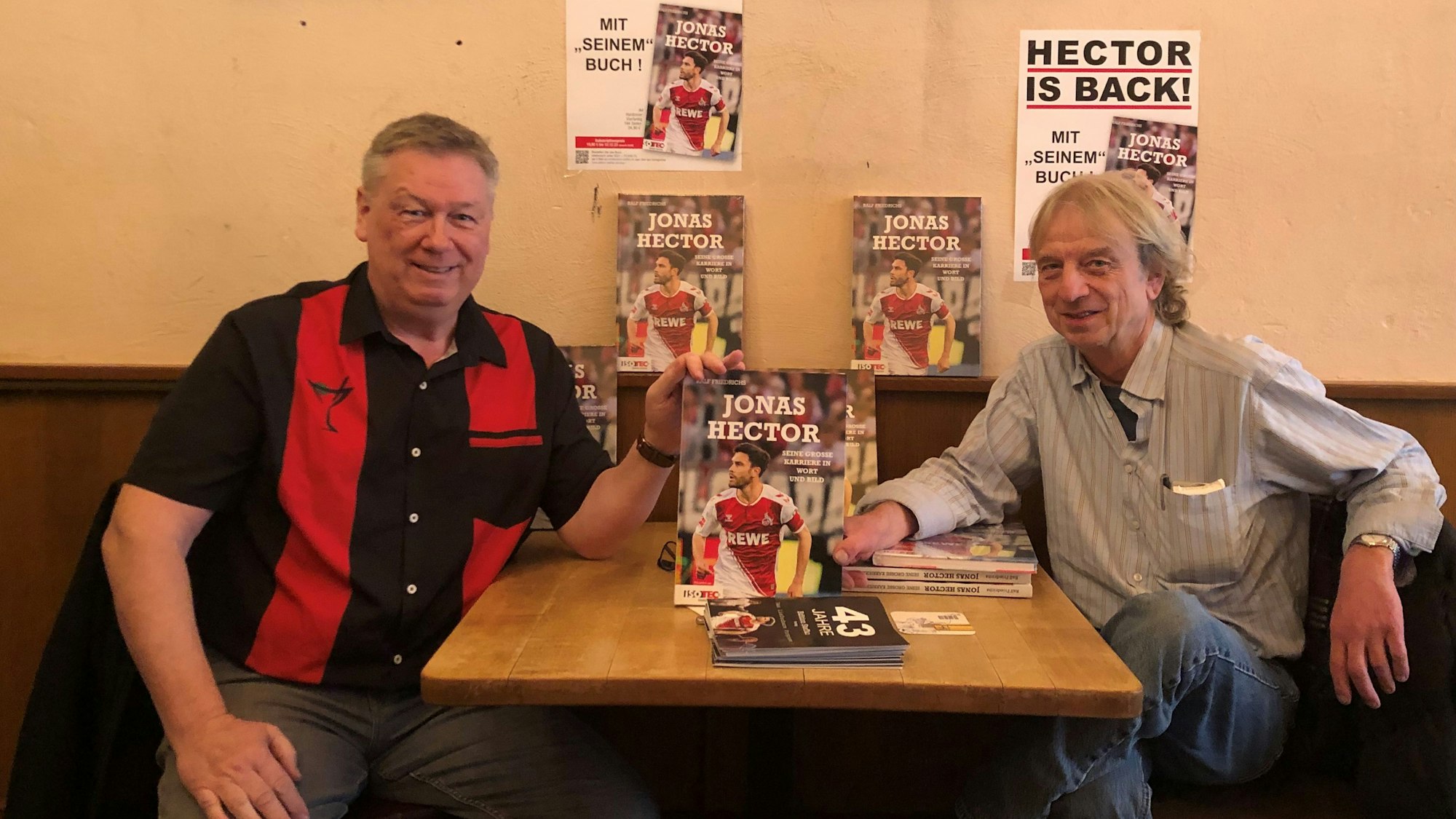 Ralf Friedrichs und Frank Steffan bei der Vorstellung des Buches