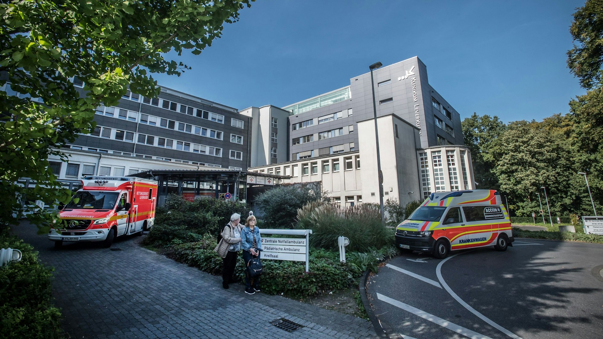 Das Klinikum Leverkusen.