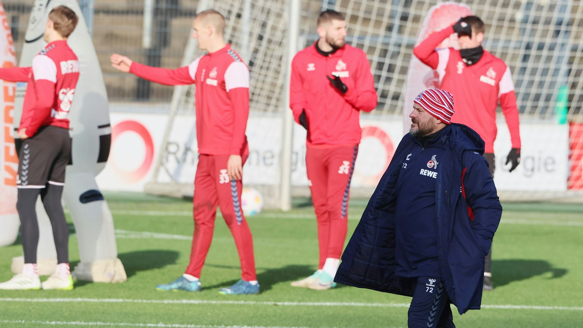 Steffen Baumgart beim FC-Training am Geißbockheim.