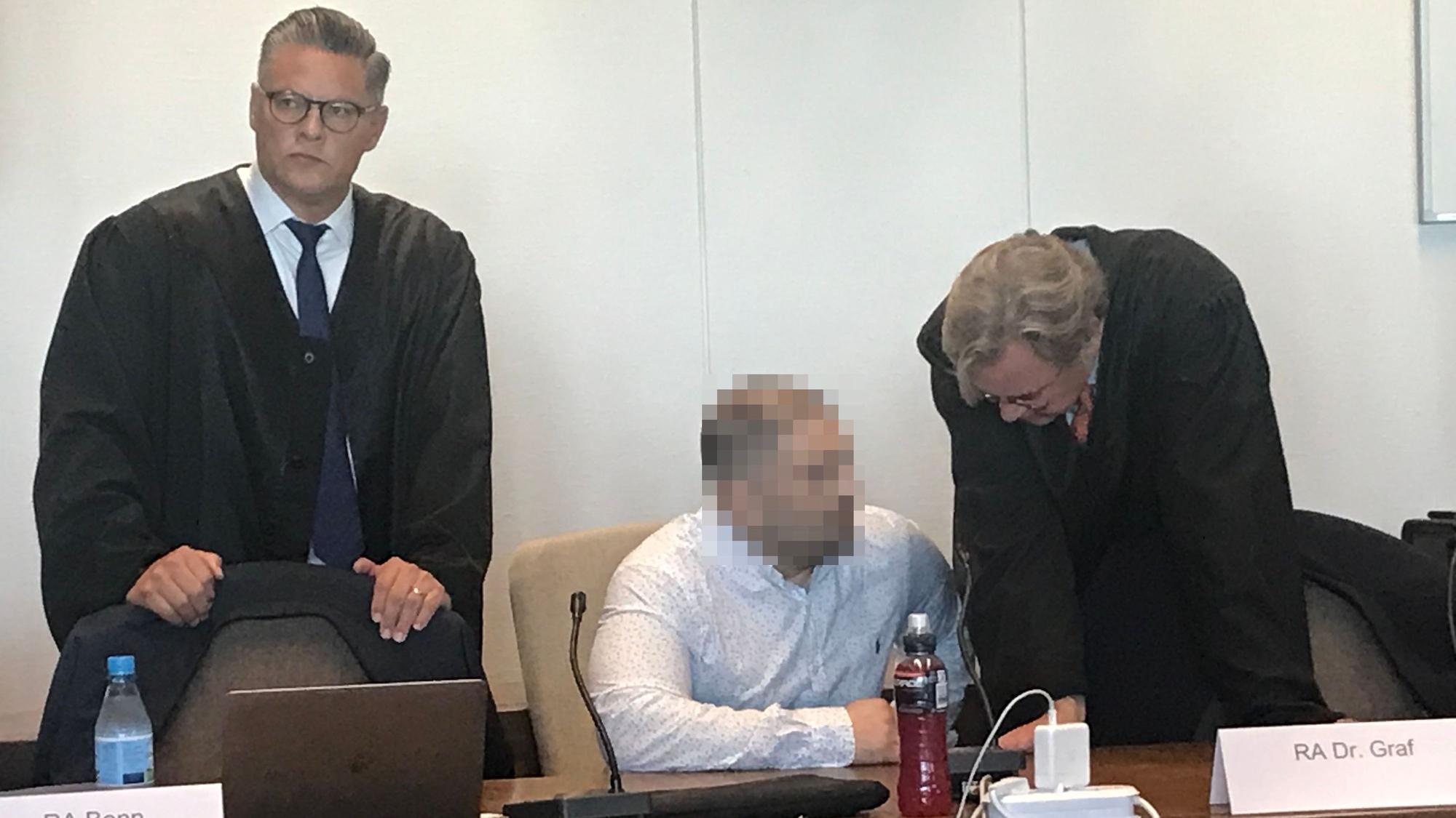 Der Angeklagte Mariano Z. (32) wurde zu einer Haftstrafe von sieben Jahren und drei Monaten verurteilt.