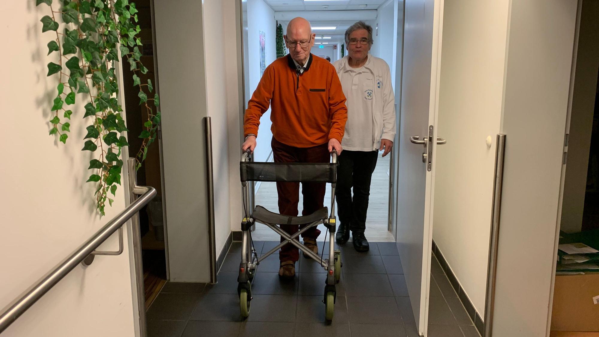 Klaus-Dieter Grün und Oskar Dierbach im Haus Ruhrgarten in Mülheim