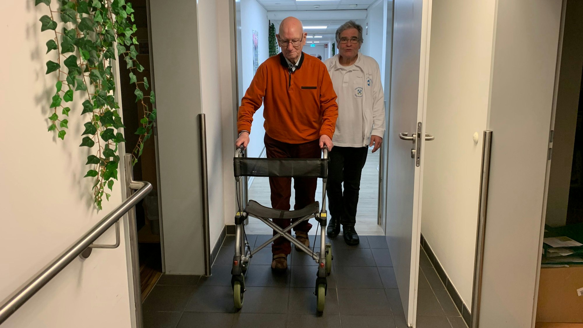 Klaus-Dieter Grün und Oskar Dierbach im Haus Ruhrgarten in Mülheim