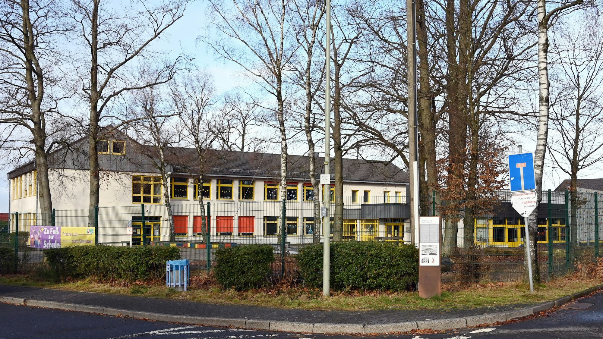 Allein das Gelände im Stadtteil Isengarten bietet in Waldbröl noch Raum für bauliche Erweiterungen. Die Grundschule dort soll den starken Zuwachs an Kindern auffangen.