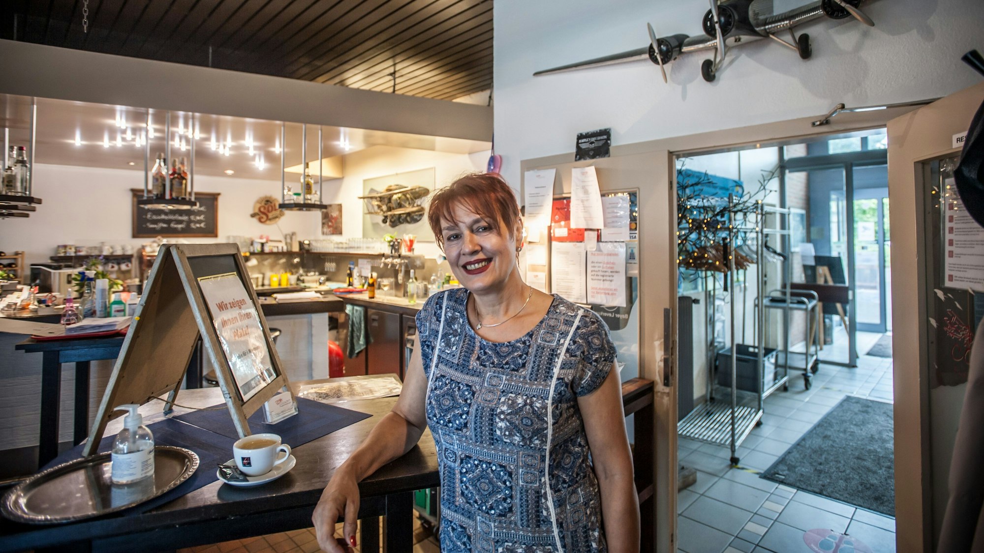 Cockpit Inhaberin Heidi Daum.