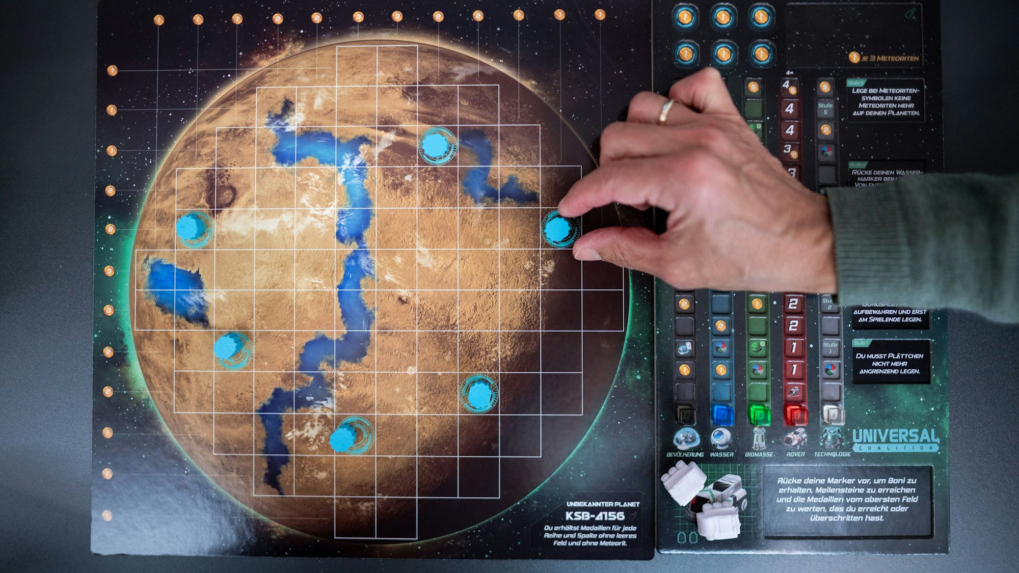 Das Spiel „Planet Unknown“ wird als bestes Spiel des Jahres 2023 bei der Neuheitenschau auf der Internationalen Messe «Spiel'23» präsentiert.