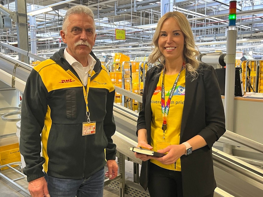 DHL bearbeitet vor Weihnachten in Frechen täglich 1,1 Millionen ...