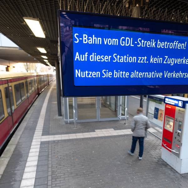 Bereits Anfang Dezember bestreikte die Lokführer-Gewerkschaft GDL die Deutsche Bahn. Im neuen Jahr könnte es zu neuen Streiks kommen. (Archivbild)