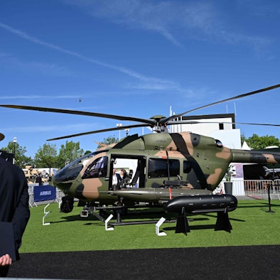 Ein H145M-Hubschrauber