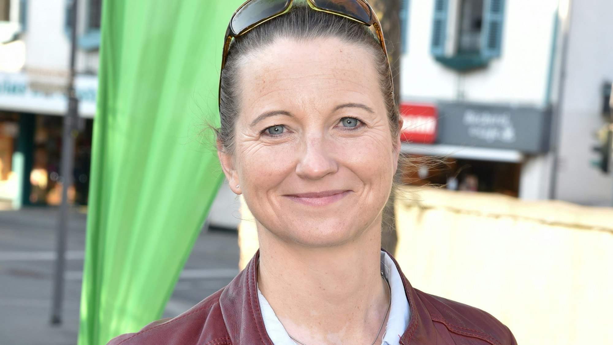 Auf dem Foto ist die Kerpener Grünen-Vorsitzende Annika Effertz zu sehen.