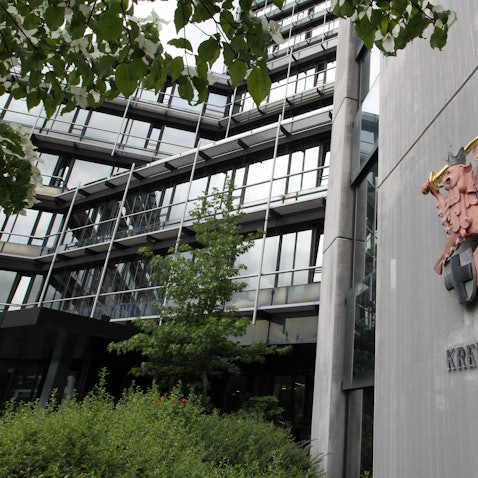 Die Außenfassade des Siegburger Kreishauses.