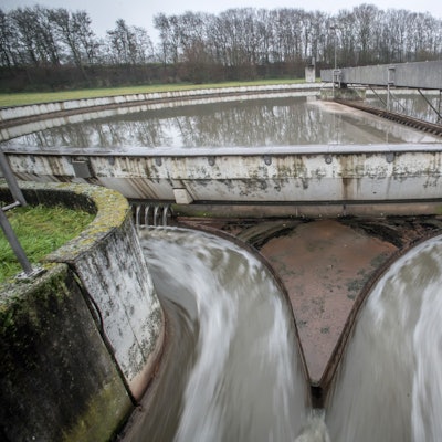 In der Kläranlage des Wupperverbands in Bürrig